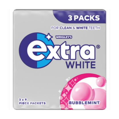 Picture of Extra Bubblemint Wrigleys 3pk x20